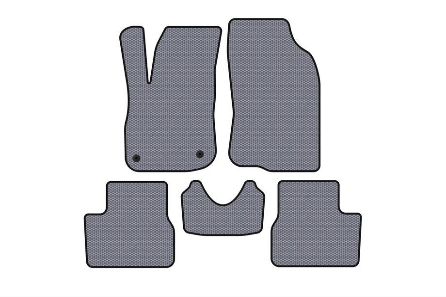 Peugeot 2008 2013-2019 Alfombrillas de Goma Carsuit (Gris) Foto 1