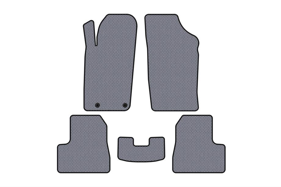 Peugeot 206 1998-2024 Alfombrillas de Goma Carsuit (2009-2013, Gris) Image