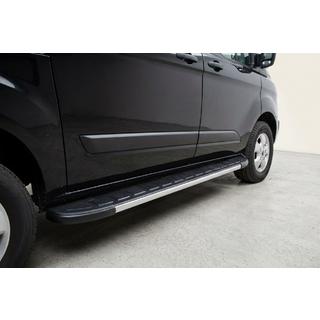 Estribos Laterales Duru (2 uds., Aluminio) Ford Custom 2013-2022 foto 1