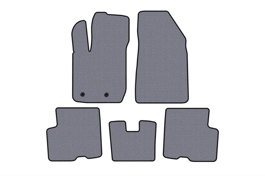 Renault Arkana 2019- Alfombrillas de goma Carsuit (Tracción delantera, gris) Image