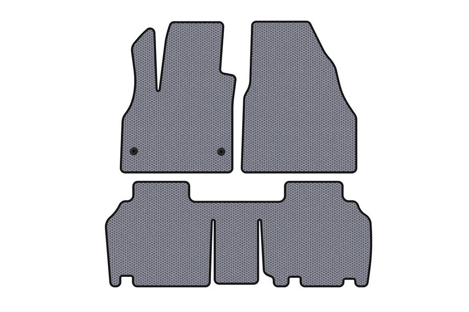 Renault Kangoo 2008–2020 Alfombrillas de goma Carsuit (2 filas, 5 puertas/7 plazas, gris) Foto 1