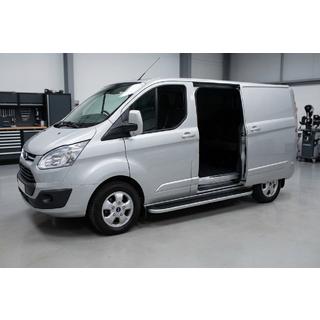 Estribos Laterales Tayga Grey (2 uds., Aluminio) Ford Custom 2013-2022 foto 1