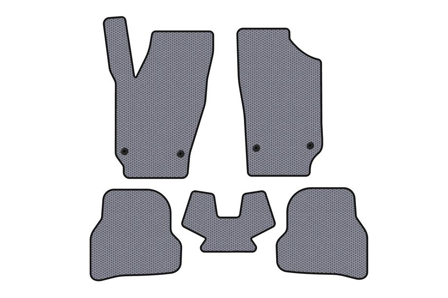 Seat Ibiza 2010-2017 Alfombrillas de goma Carsuit (2010-2012, HB, 5 puertas, gris) Foto 1