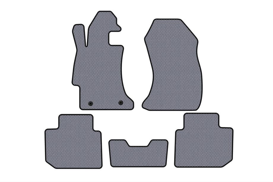 Subaru Impreza 2011-2016 Alfombrillas de Goma Carsuit (SD, Gris) Image
