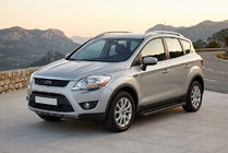 Ford Kuga 2008-2013 Estribos Laterales Allmond Black (2 uds., Aluminio) foto 1