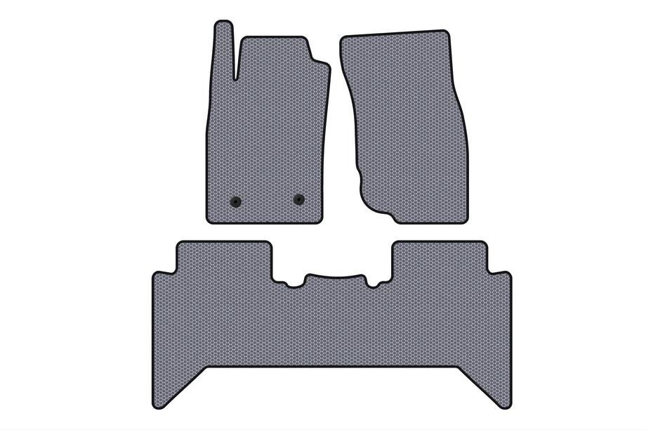 Toyota Hilux 2006-2015 Alfombrillas de Goma Carsuit V2 (Gris) Foto 1