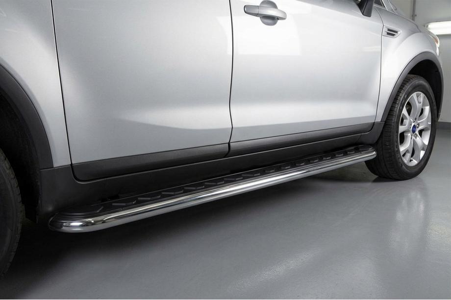 Ford Kuga 2008-2013 Estribos Laterales Maydos V1 (2 uds., Aluminio y Acero Inoxidable) Image