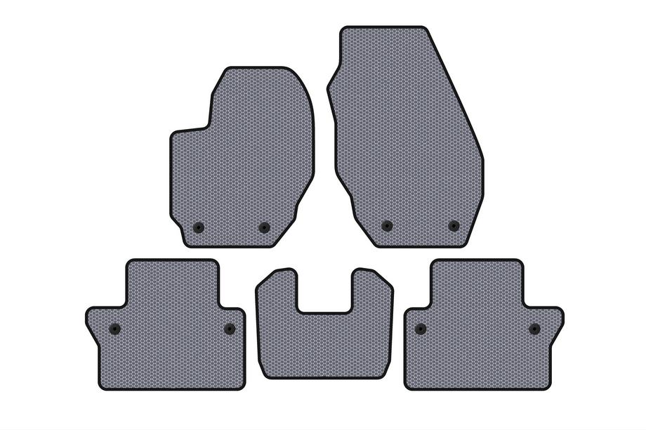 Volvo V70 2007-2013 Alfombrillas de Goma Carsuit (Gris) Image