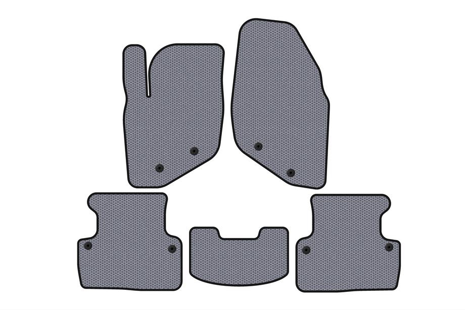 Volvo V70 2000-2007 Alfombrillas de Goma Carsuit (Gris) Foto 1