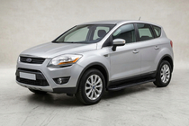 Ford Kuga 2008-2013 Estribos Laterales Bosphorus Black (2 uds., Aluminio) foto 1