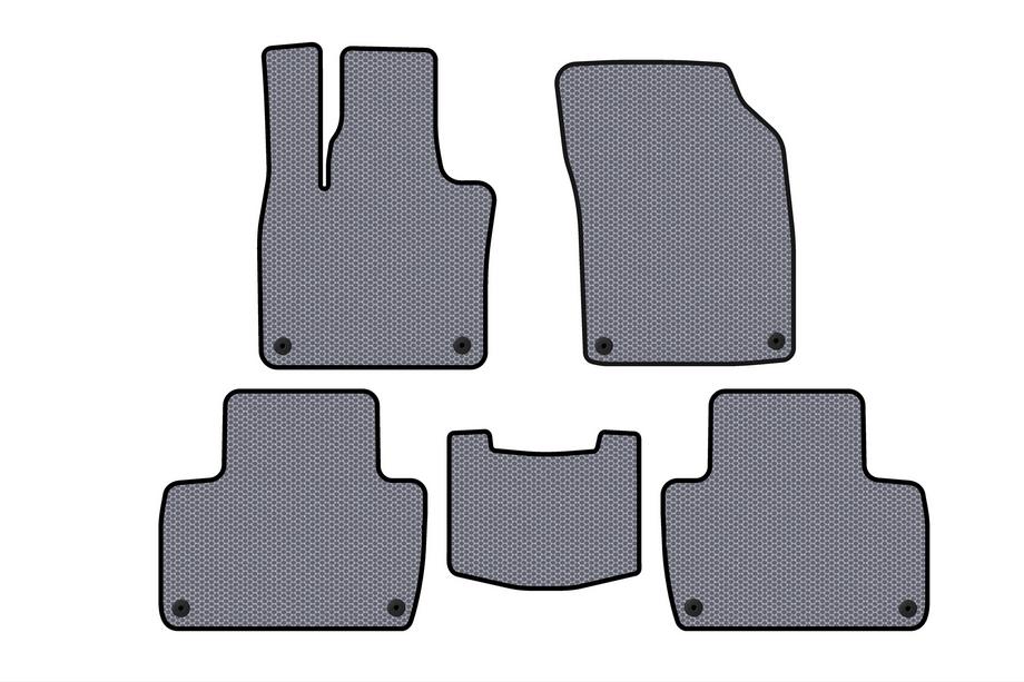 Volvo XC90 2015- Alfombrillas de Goma Carsuit (2 Filas, Gris) Image