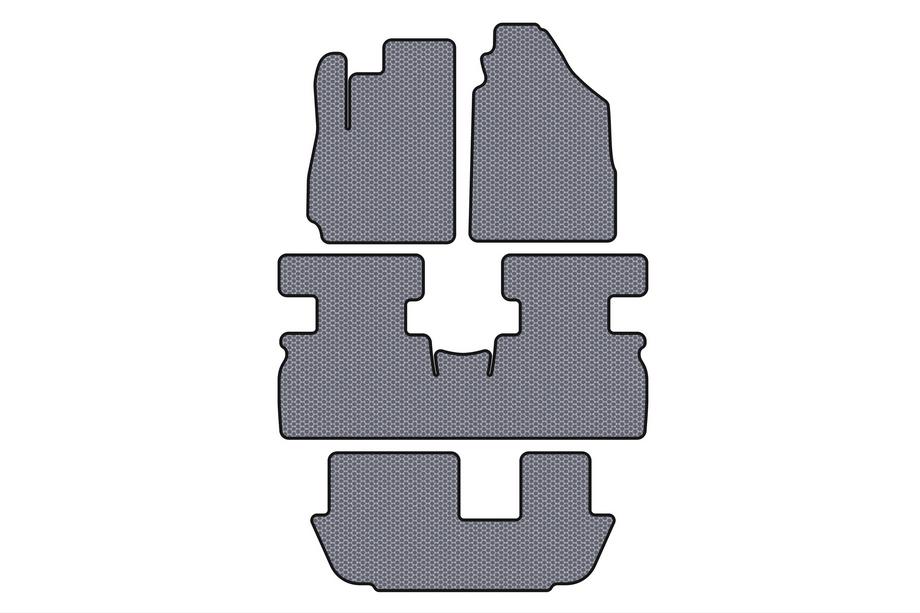 Jetour X70 2018- Alfombrillas de goma Carsuit (3 filas, gris) Image