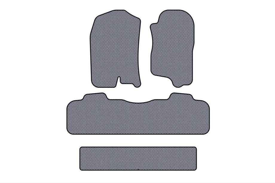 Chevrolet Tahoe 2007-2014 Alfombrillas de goma Carsuit (3 filas, 2007-2014, gris) Foto 1