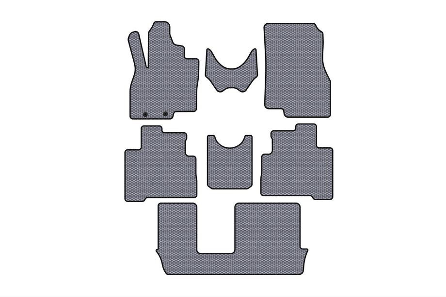 Mitsubishi Grandis 2003-2011 Alfombrillas de goma Carsuit (3 filas, gris) Foto 1