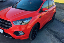 Ford Kuga/Escape 2013-2019 Estribos Laterales Bosphorus Black (2 uds., Aluminio) foto 1