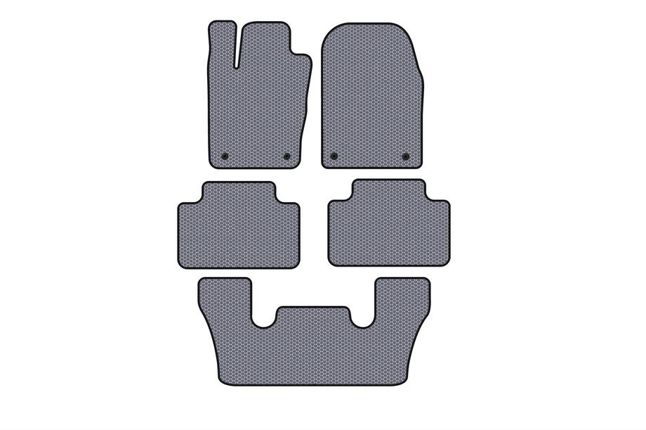 Dodge Durango 2010- Alfombrillas de goma Carsuit (3 filas, gris) Image
