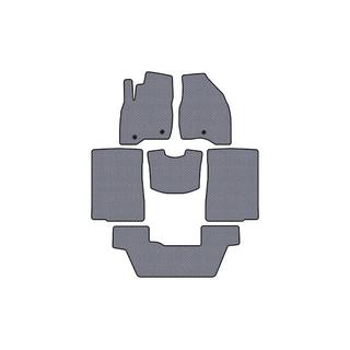 Alfombrillas de Goma Carsuit (2015-2017, 3 Filas, 7 Plazas, Gris) foto 1