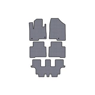 Alfombrillas de goma Carsuit (3 filas, para Grand, gris) Hyundai Santa Fe 4 2018-2023 foto 1