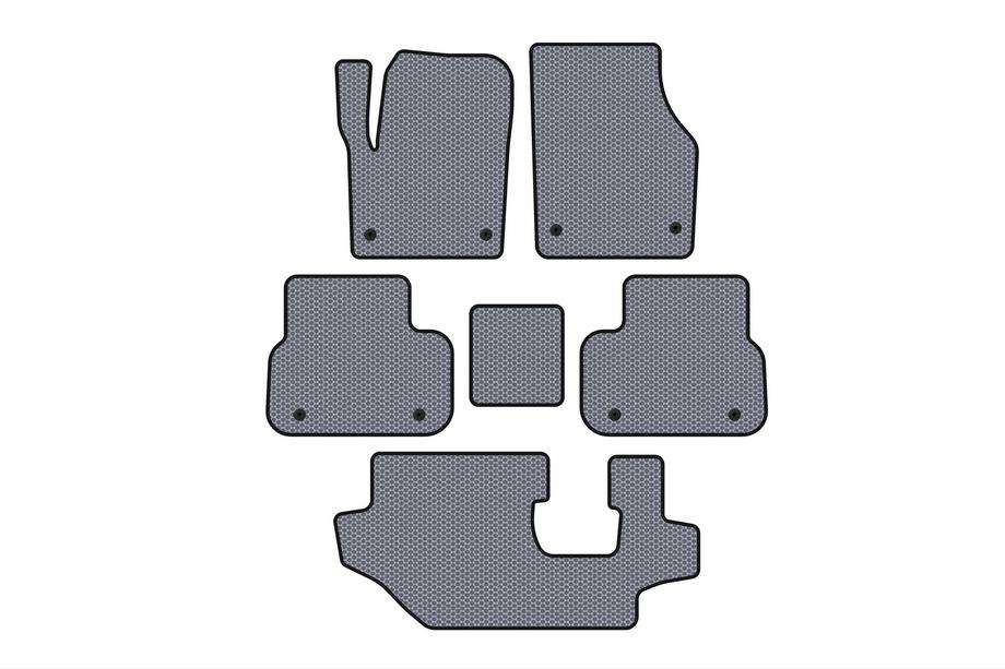 Land Rover Discovery Sport 2014- Alfombrillas de goma Carsuit (2014-2019, 3 filas, gris) Image