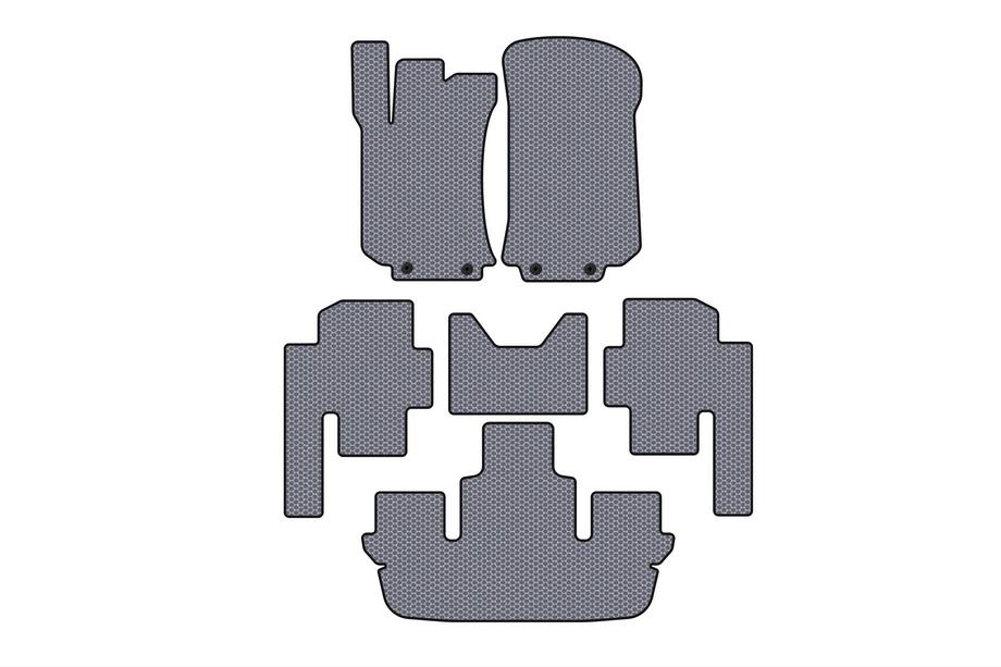 Mercedes R-class W251 2005-2017 Alfombrillas de goma Carsuit (3 filas, gris) Image