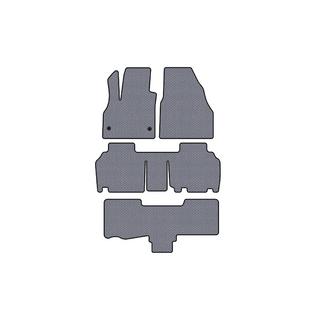 Alfombrillas de goma Carsuit (3 filas, 5 puertas/7 plazas, gris) Renault Kangoo 2008–2020 foto 1