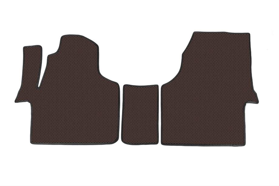 Volkswagen Crafter 2006-2016 Alfombrillas de Goma Carsuit V1 (Marrón) Foto 1