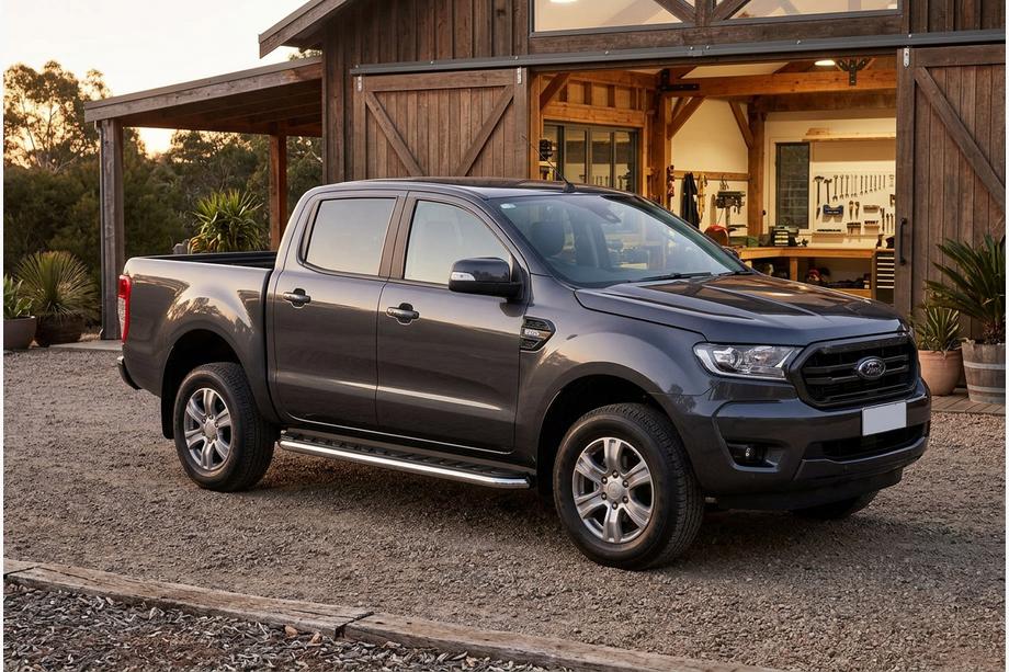 Ford Ranger 2011–2022 Estribos Laterales Maydos V1 (2 uds, acero inoxidable) Image