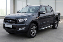 Ford Ranger 2011–2022 Estribos Laterales Line (2 uds., Aluminio) foto 1
