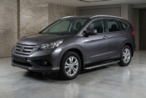 Honda CRV 2012-2016 Estribos Laterales Maydos V1 (2 uds., Aluminio y Acero Inoxidable) foto 1