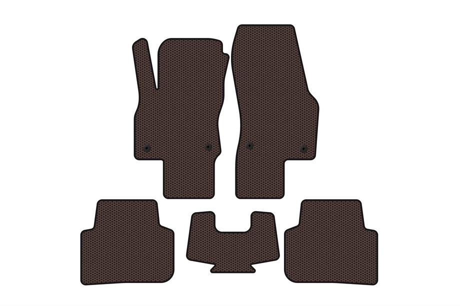 Audi Q3 2019–2025 Alfombrillas de Goma Carsuit (Marrón) Image