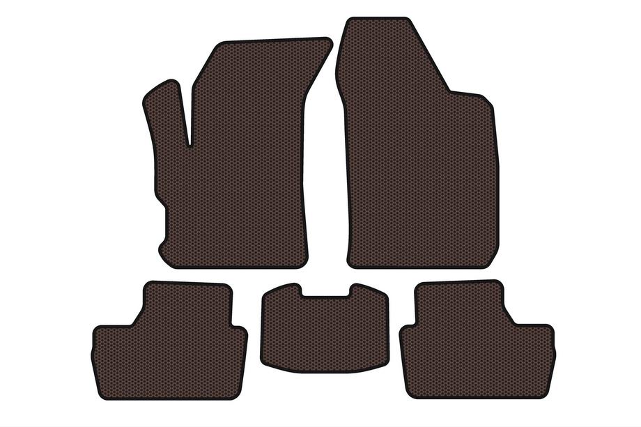 Chery Beat 2009-2015 Alfombrillas de Goma Carsuit (Marrón) Image