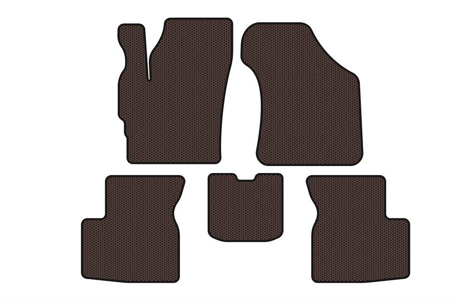 Chery QQ 2003-2022 Alfombrillas de Goma Carsuit (Marrón) Image