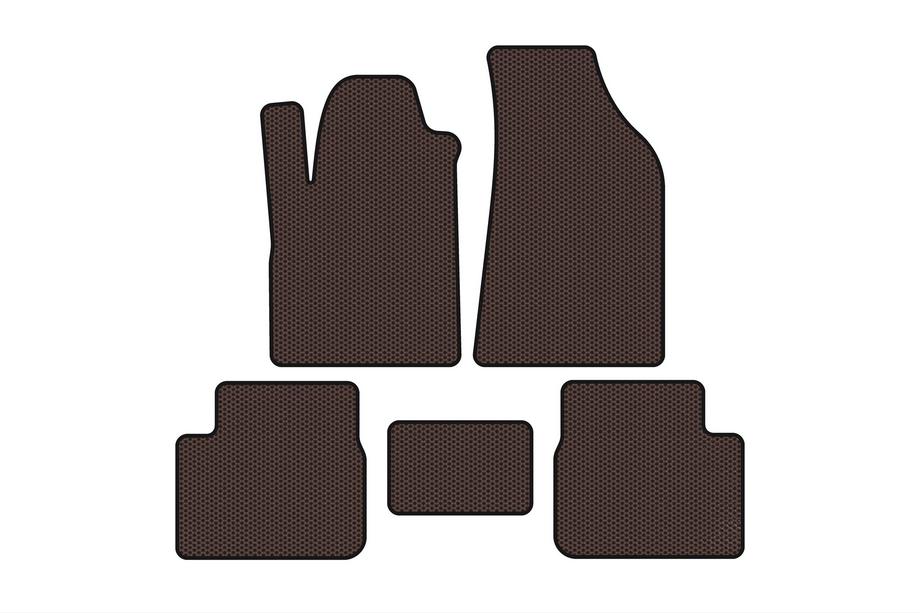 Fiat Bravo 2008-2016 Alfombrillas de Goma Carsuit (Marrón) Image
