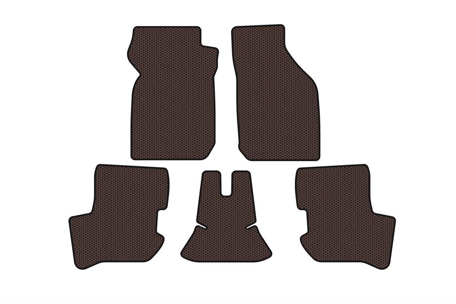 Ford Ka 1996-2008 Alfombrillas de goma Carsuit (HB, marrón) Image