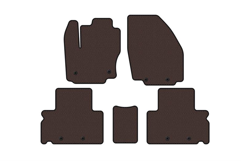 Ford S-Max 2007-2014 Alfombrillas de Goma Carsuit (Marrón) Foto 1