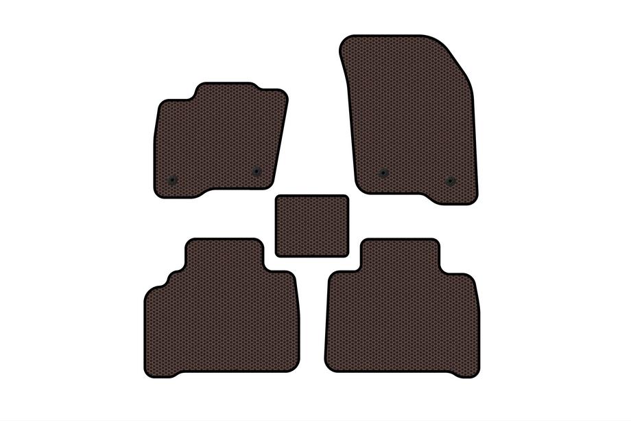Ford S-Max 2015- Alfombrillas de Goma Carsuit (Marrón) Image