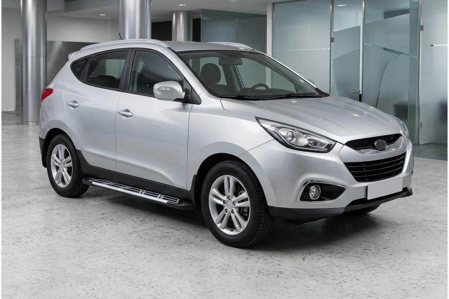 Hyundai IX-35 2010-2015 Estribos Laterales Sunrise (2 uds., Aluminio) Image