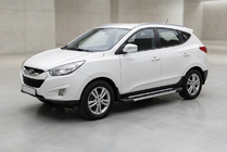 Hyundai IX-35 2010-2015 Estribos Laterales RedLine V1 (2 uds., Aluminio) foto 1