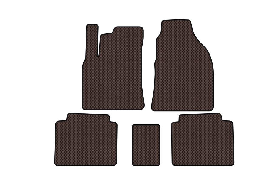 Hyundai Matrix 2001-2010 Alfombrillas de Goma Carsuit (Marrón) Image