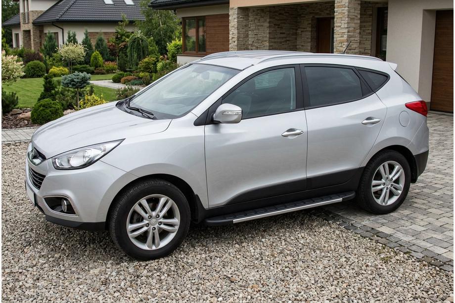 Hyundai IX-35 2010-2015 Estribos Laterales Duru (2 uds., Aluminio) Image