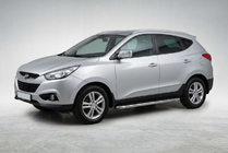 Hyundai IX-35 2010-2015 Estribos Laterales Maydos V1 (2 uds., Aluminio y Acero Inoxidable) foto 1