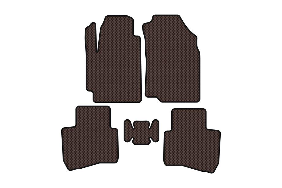 JAC S2 2014-2020 Alfombrillas de Goma Carsuit (Marrón) Image