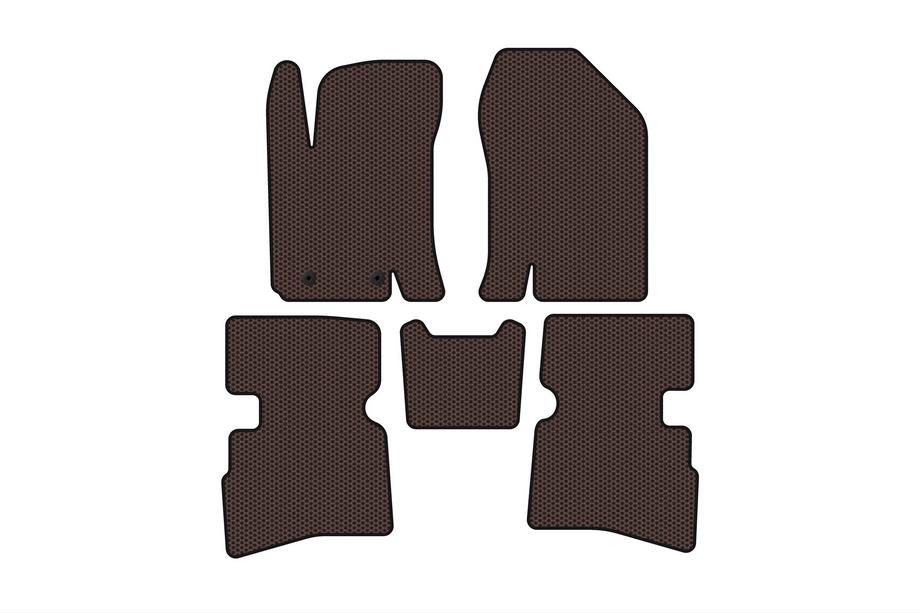 JAC S4 2018- Alfombrillas de Goma Carsuit (Marrón) Image