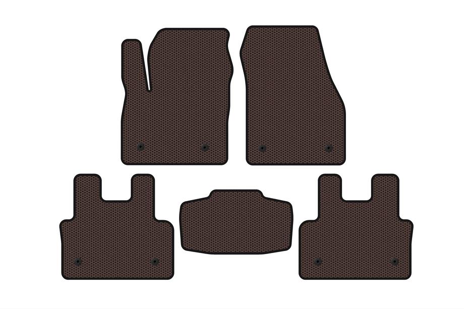 Jaguar E-Pace 2017-2024 Alfombrillas de Goma Carsuit (Marrón) Image