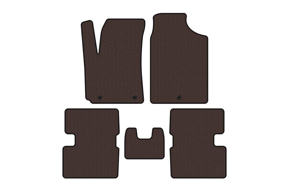 Kia Picanto 2016- Alfombrillas de goma Carsuit (HB, marrón) Image