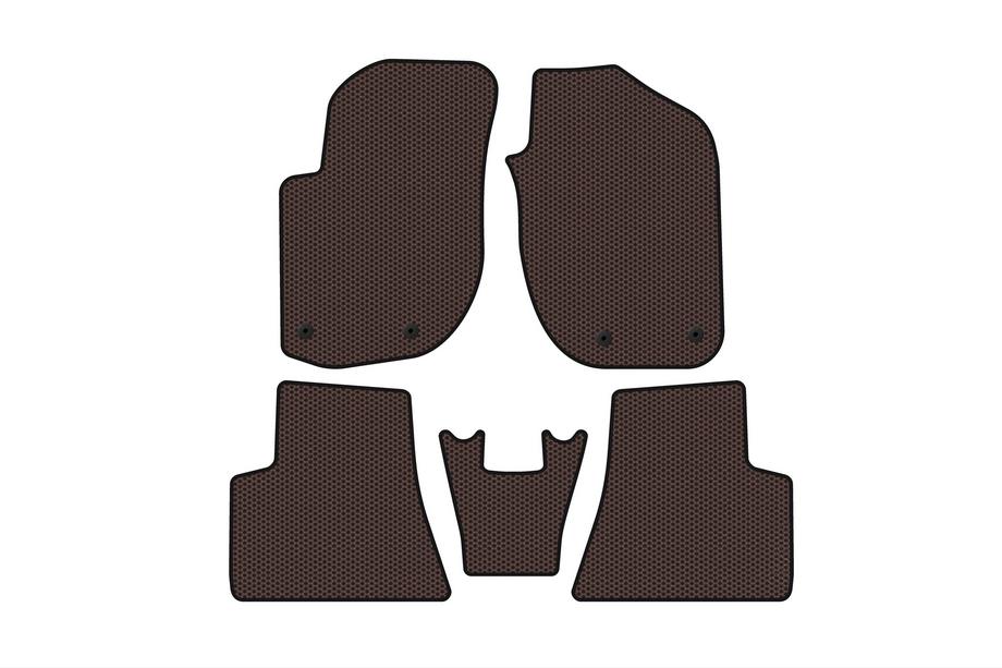 Land Rover Freelander I 1997-2006 Alfombrillas de Goma Carsuit (Marrón) Image