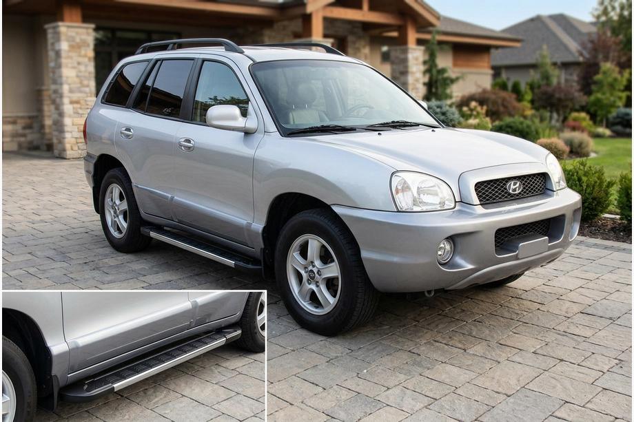 Hyundai Santa Fe 1 2000-2006 Estribos Laterales RedLine V1 (2 uds., Aluminio) Image