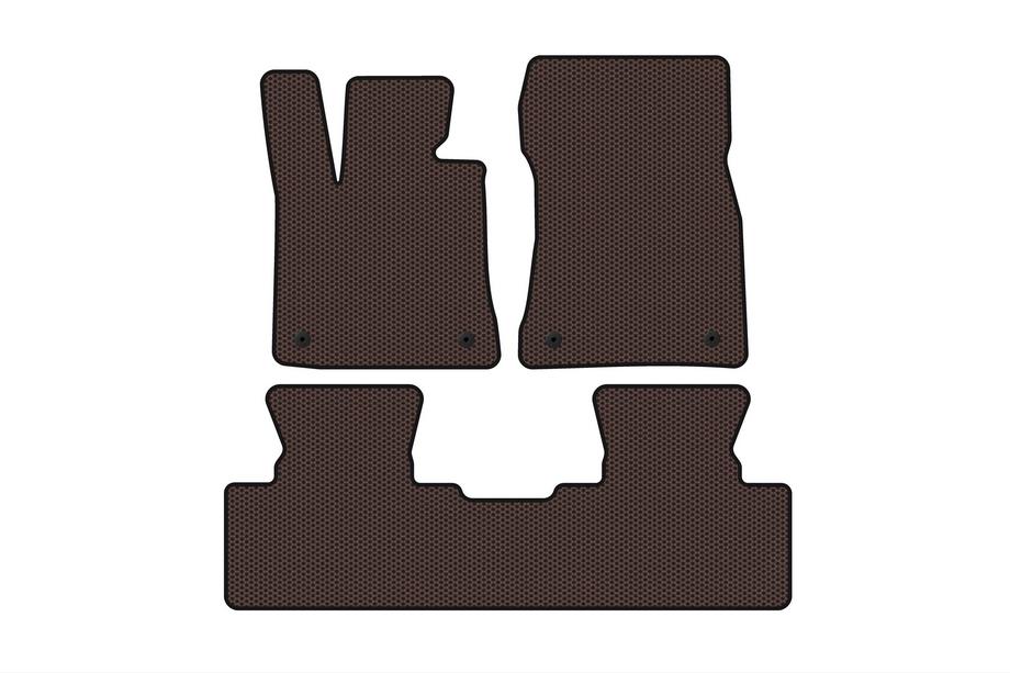 Lexus RX 2016-2022 Alfombrillas de Goma Carsuit (Marrón) Image