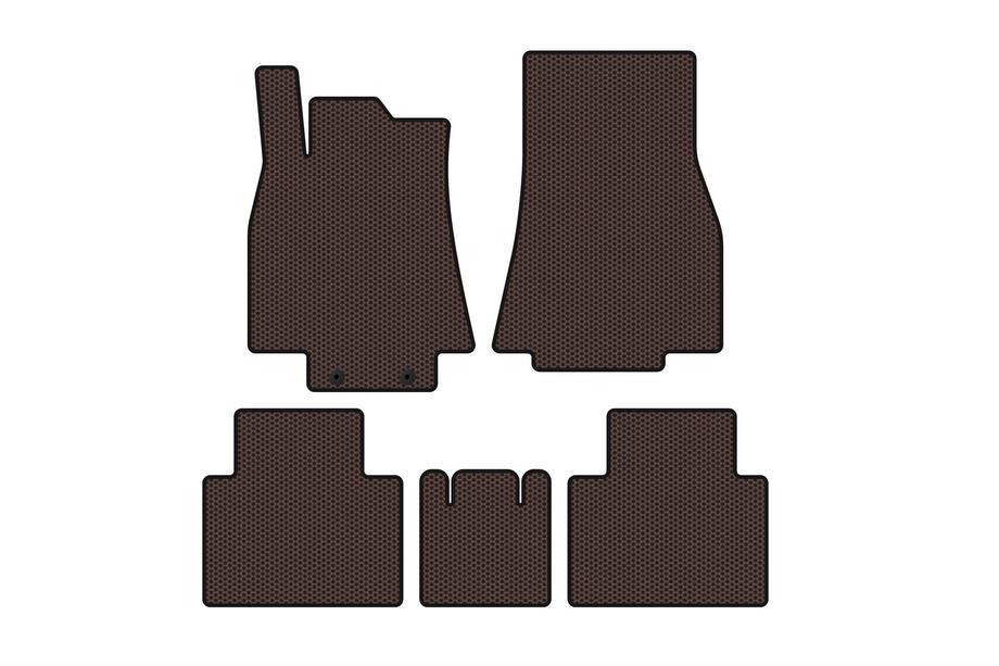Mercedes B-class W245 2005-2011 Alfombrillas de Goma Carsuit (Marrón) Image