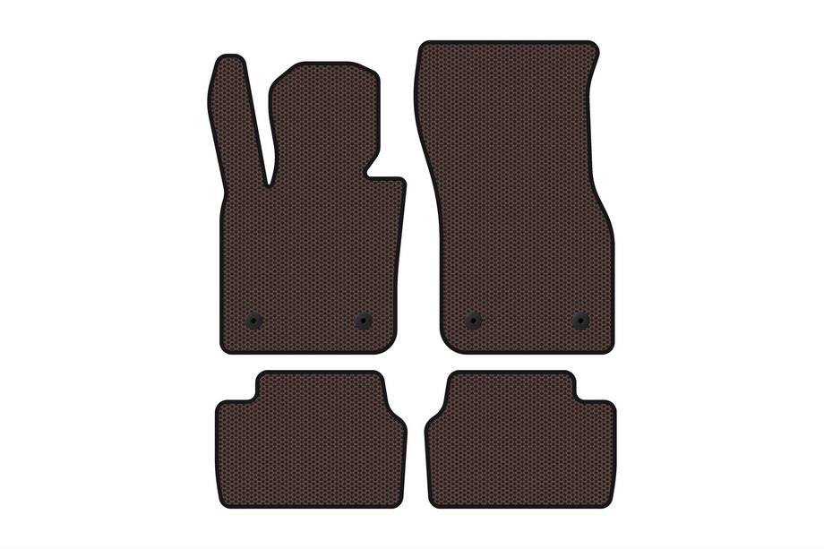 Mini Cooper F55/56/57 2014-2023 Alfombrillas de goma Carsuit (para F55, 5 puertas, marrón) Foto 1